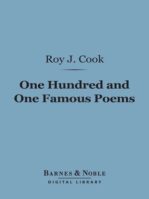 cover image of One Hundred and One Famous Poems